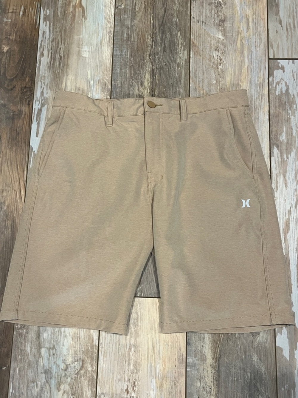 Hurley Men's Beige Performance Hybrid Shorts